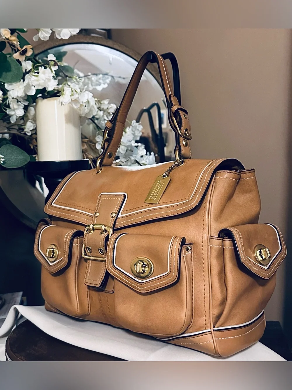 Coach Limited Edition Daphne Top Handle Satchel (Style #5709)